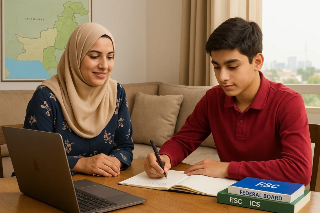 Federal Board Online Tutoring Across Pakistan