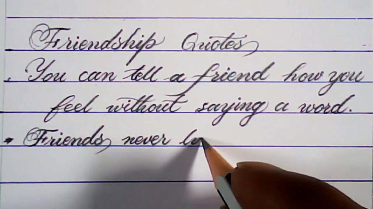 handwriting